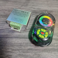  Контроллер для RGB ленты RF радио 12 Вольт  18А сенсорный пульт черный AVT